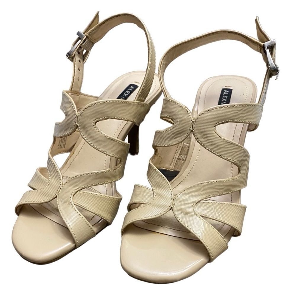 Alex Marie Beige Heeled Sandals Size 5.5 M